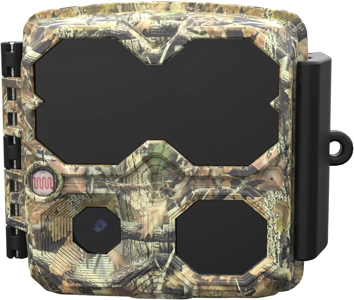 Mini Trail Camera 12MP 1080P, Hunting Camera Waterproof IPX6 Game Camera with Night Vision Motion Activated Video Cam for Wildlife Detecting, Home Security (No Grow) Pack of 2