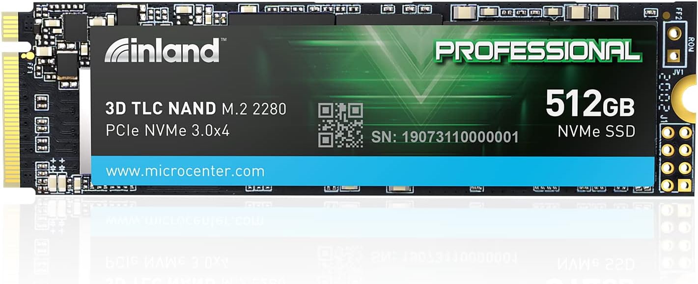 Inland Professional 3 Pack 256GB NVMe SSD M.2 2280 PCIe Gen 3.0x4 3D NAND Internal Solid State Drive, PCIe Express 3.1 and NVMe 1.3 Compatible (256GB x 3)