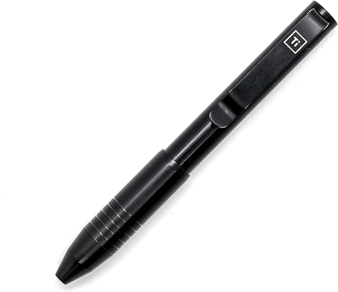 Ti Pocket Pro : The Auto Adjusting EDC Pen - Titanium Stonewashed Pack of 2