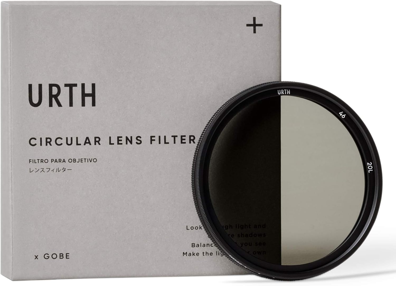 Urth 46mm ND2-32 (1-5 Stop) Variable ND Lens Filter (Plus+) Pack of 2