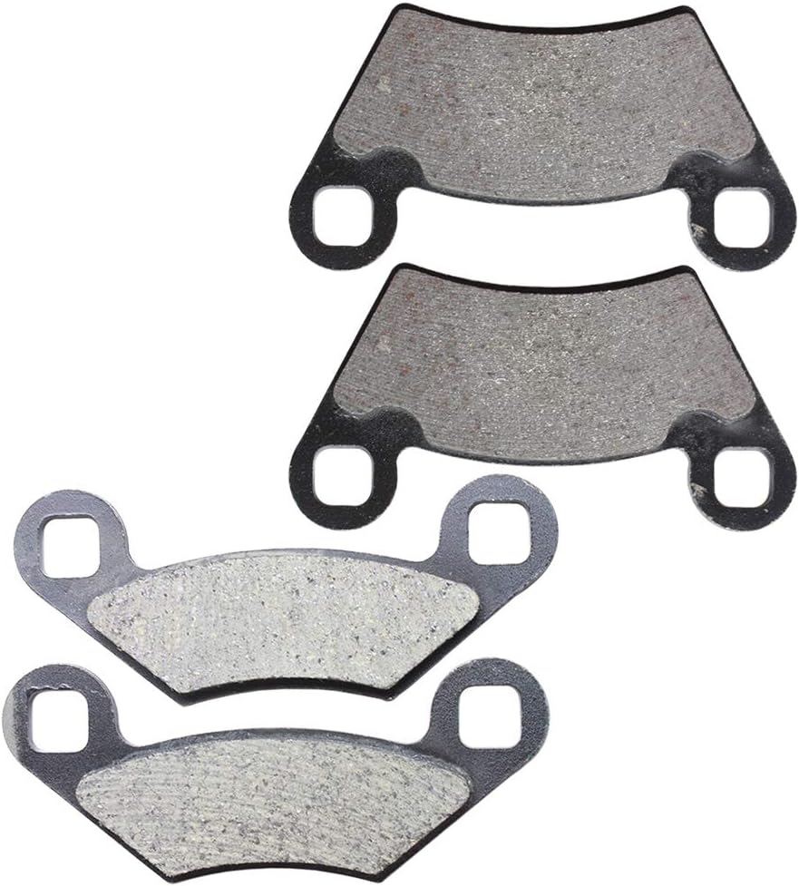 NICHE Brake Pad Set for Polaris Ace 570 500 2202413 2202412 2203452 2200465 2203792 2201149 Front and Rear Semi-Metallic Pack of 2