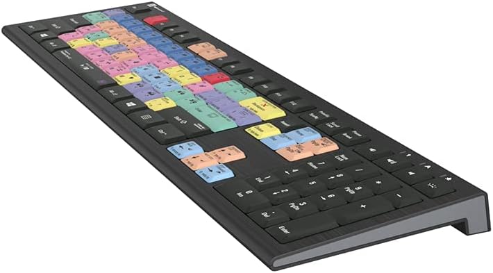 Logickeyboard Designed for Premiere Pro CC Compatible with Windows 7-11- ASTRA 2 Backlit Keyboard # LKB-PPROCC-A2PC-US
