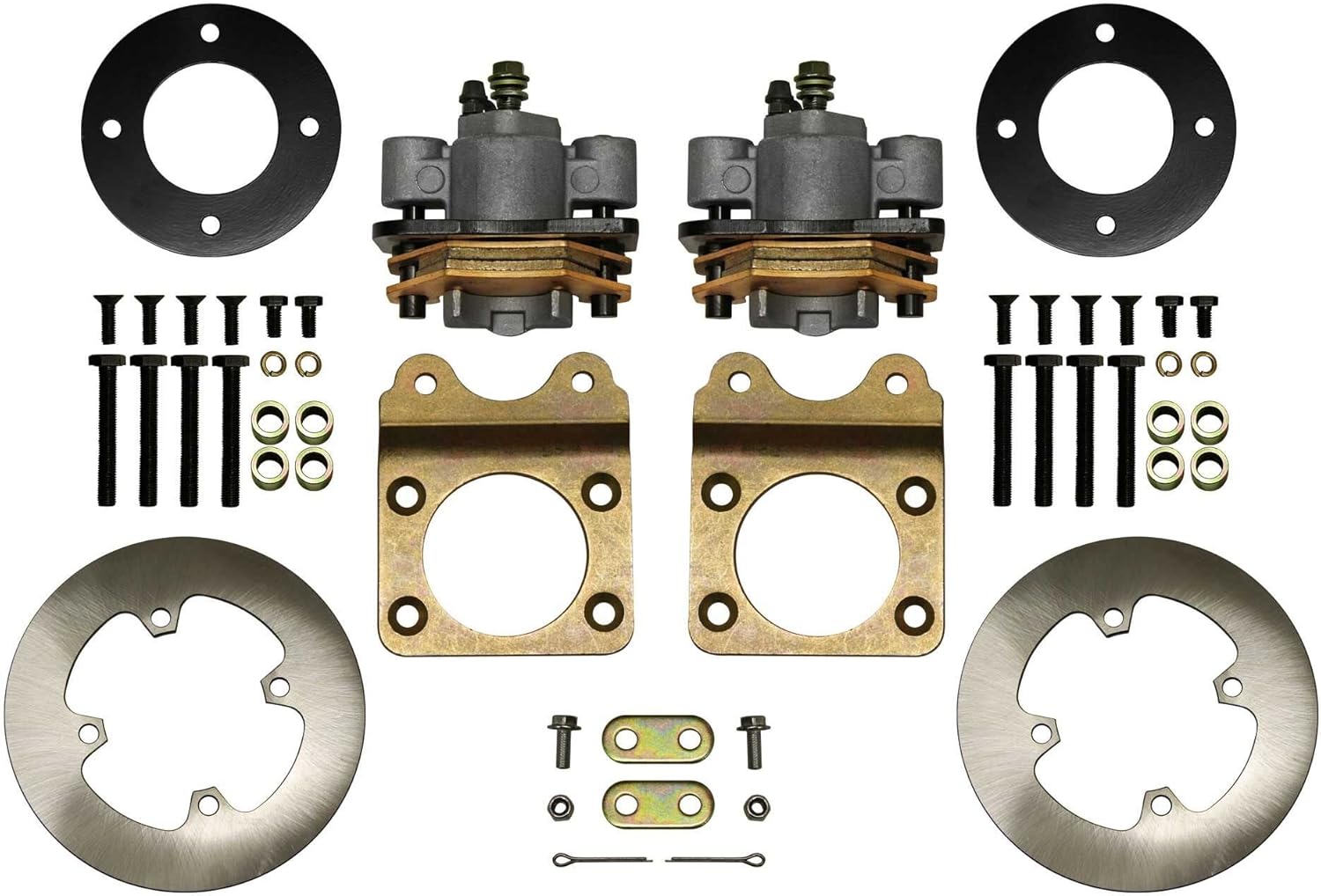 SuperATV Front Disc Brake Conversion Kit for Honda Rincon 650 4x4 (All Years) - DBK-H-001