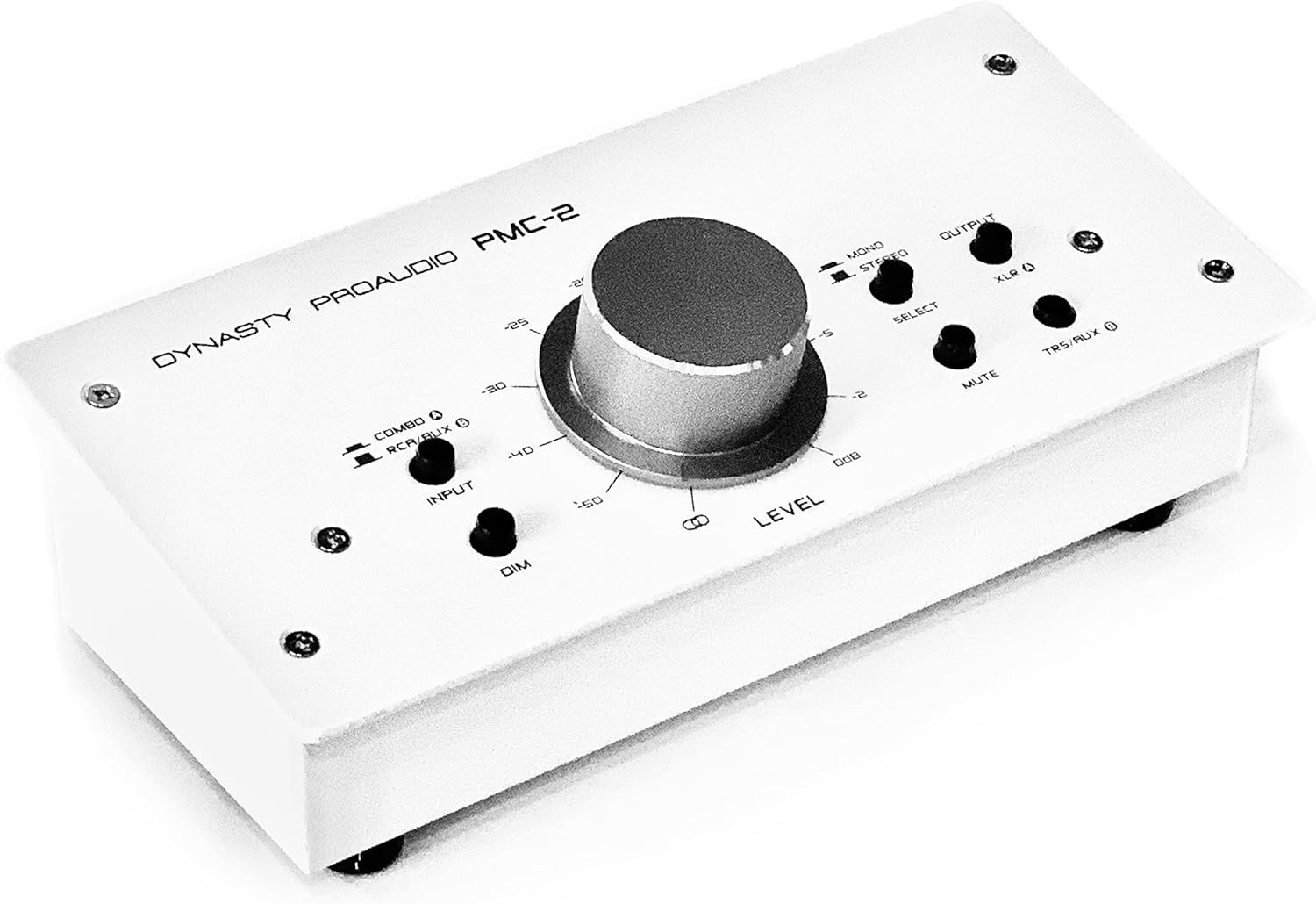 DYNASTY PROAUDIO PMC-2 Premium Passive 2 x 2 Studio Monitor Volume Controller Pack of 2