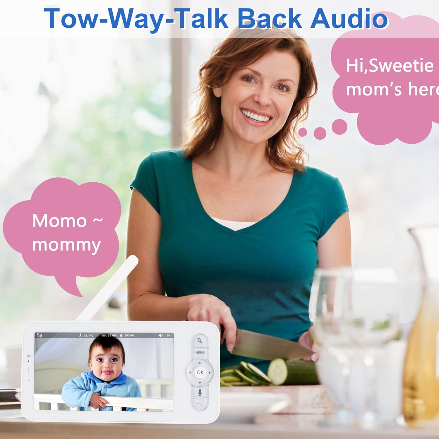 JeaTone WiFi Baby Monitor, 5