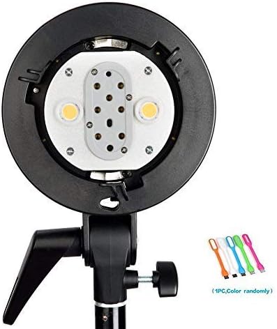 Godox AD-B2 Dual Tubes Light Head S-Type Bowens Mount Flash Twin Head Bracket to Install 2 Godox AD200 AD200Pro Pocket Flashes or Flashpoint eVOLV 200 Speedlight Together to Achieve 400W Power Output Pack of 2