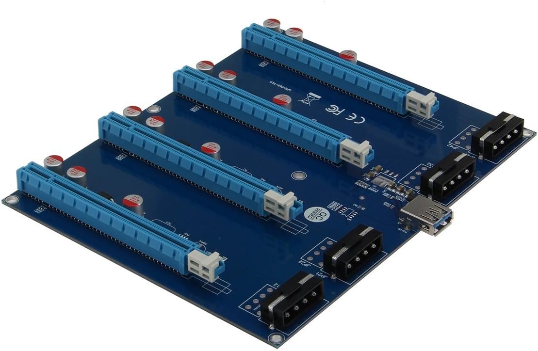 SEDNA - PCI Express 1X Slots Riser / 4 Port Multiplier Pack of 2