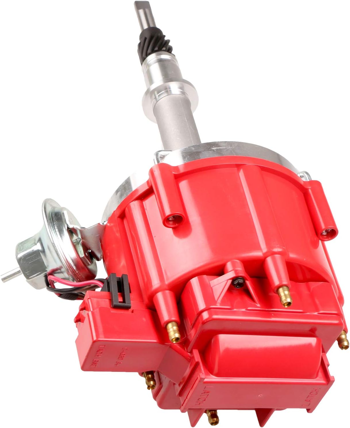 MOSTPLUS Ignition Distributor 65K Coil W/Plug Wires Compatible with 1956-1990 AMC/Jeep Incline 6 4.2L 232/258 CJ5 CJ7