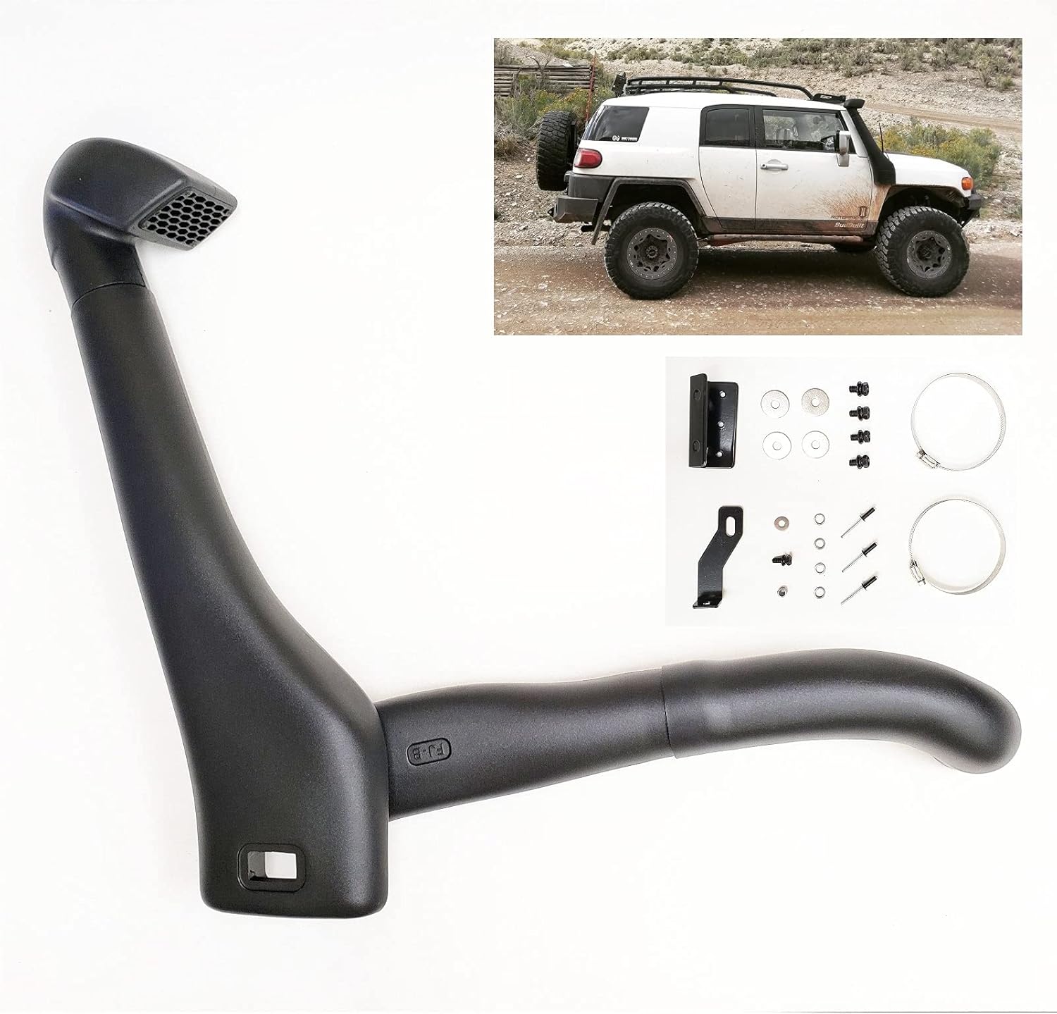Snorkel Kit Compatible For 2007 2008 2009 2010 2011 2012 TY Toyota FJ Cruiser Offroad 4.0L V6