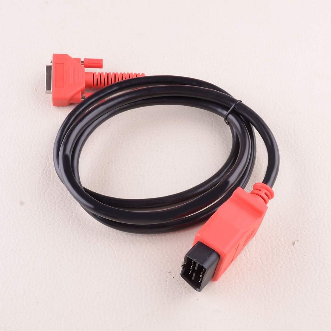 LETAOSK OBD2 OBDII Main Test Data Cable Cord Wire Fit for Autel MaxiCOM MK808 MX808 Diagnostic Scanner Pack of 2