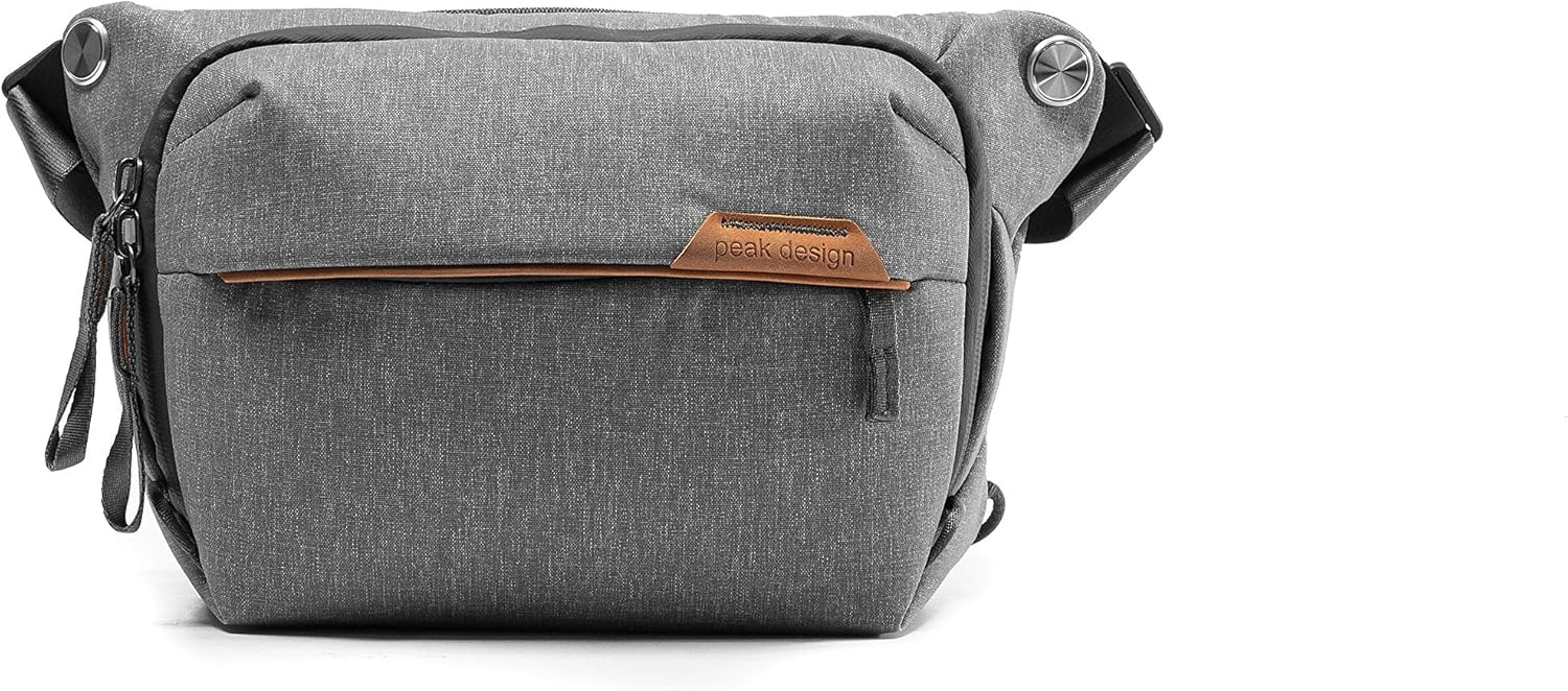 Peak Design Everyday Sling 3L Ash Sling, Shoulder, or Waist Carry (BEDS-3-AS-2) Pack of 2