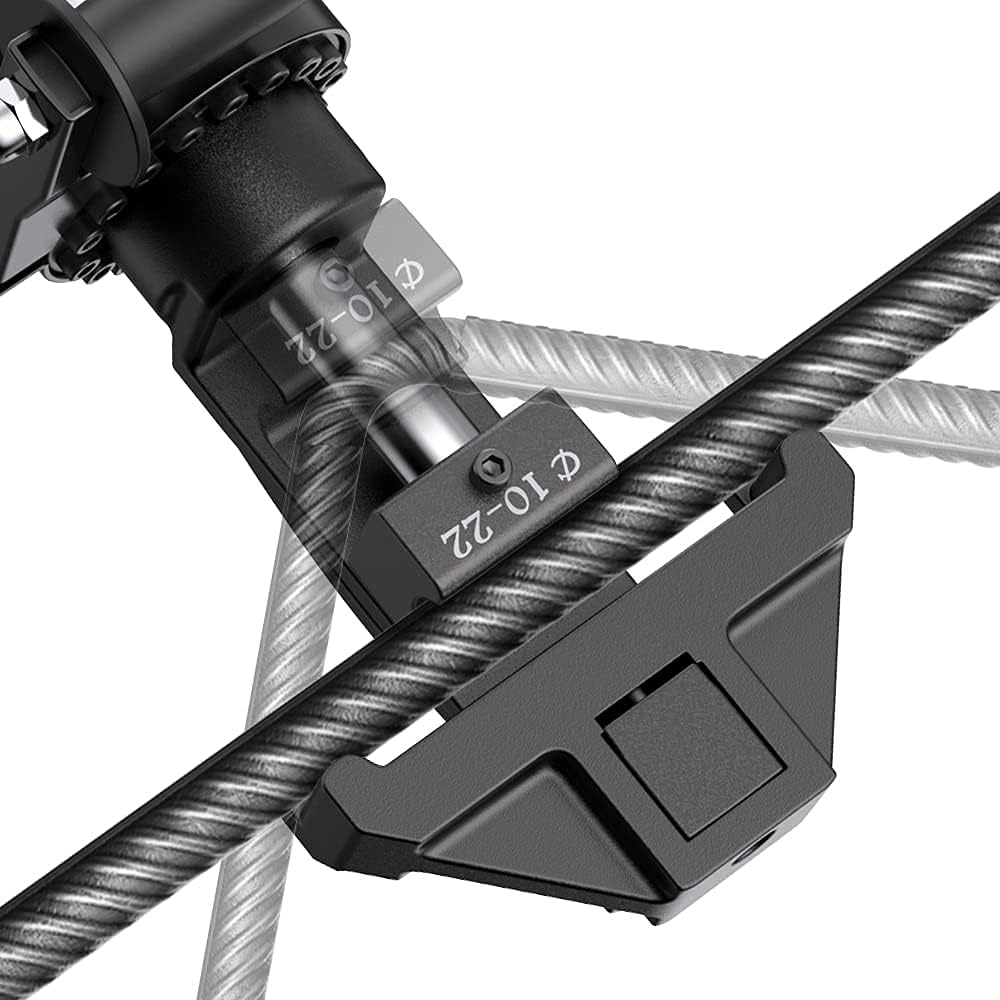 Anbull Rebar Straightening Head, Straightening from #3 to #8 Rebar for Anbull RB-22 and RB-25 Hydraulic Electric Rebar Bender