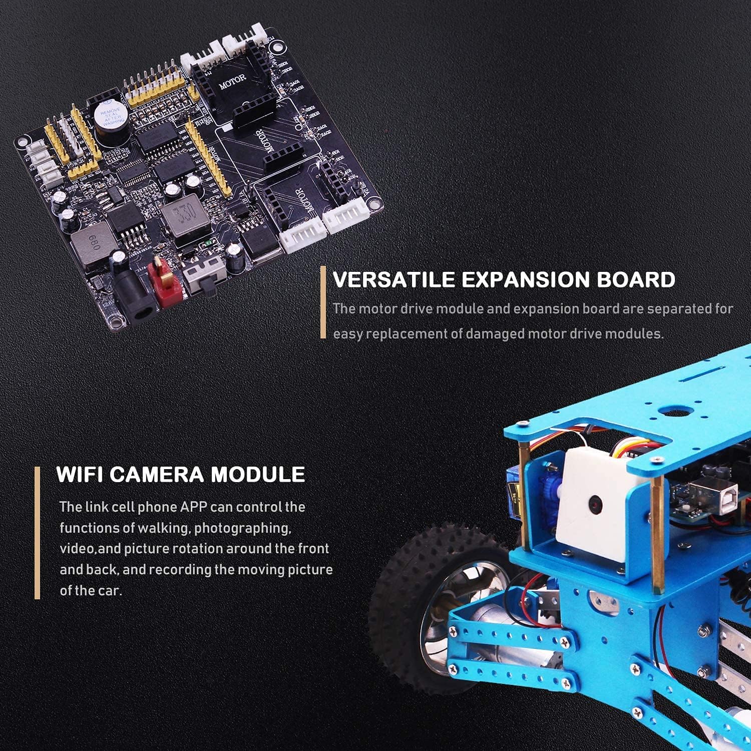 Professional 6WD UNO R3 Smart Robot kit Compatible with Arduino