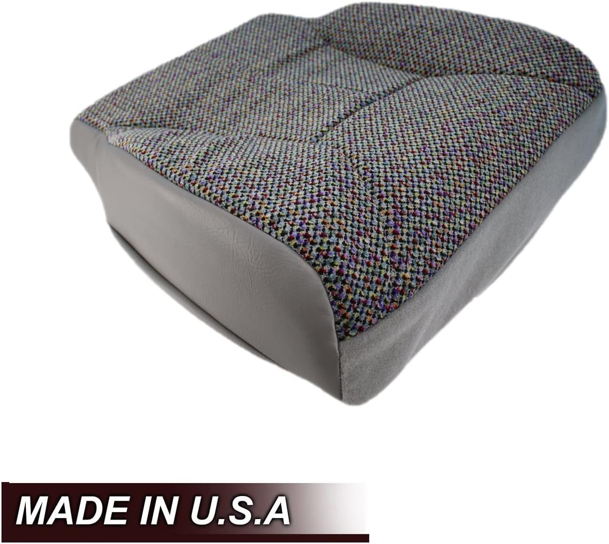 Auto Seat Replacement, Replacement Cloth Seat Cover for 1998 1999 2000 2001 2002 Dodge Ram, Driver Bottom Cloth Seat Cover for Dodge Ram- Mist Gray- Compatible Dodge Ram 1500 2500 3500 Laramie SLT