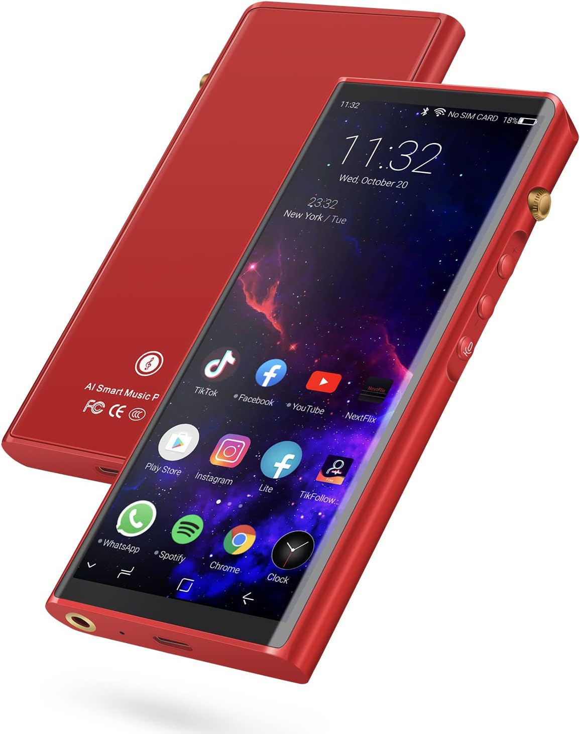 MP3 Player&MP4 Player with Bluetooth and WiFi,4.82