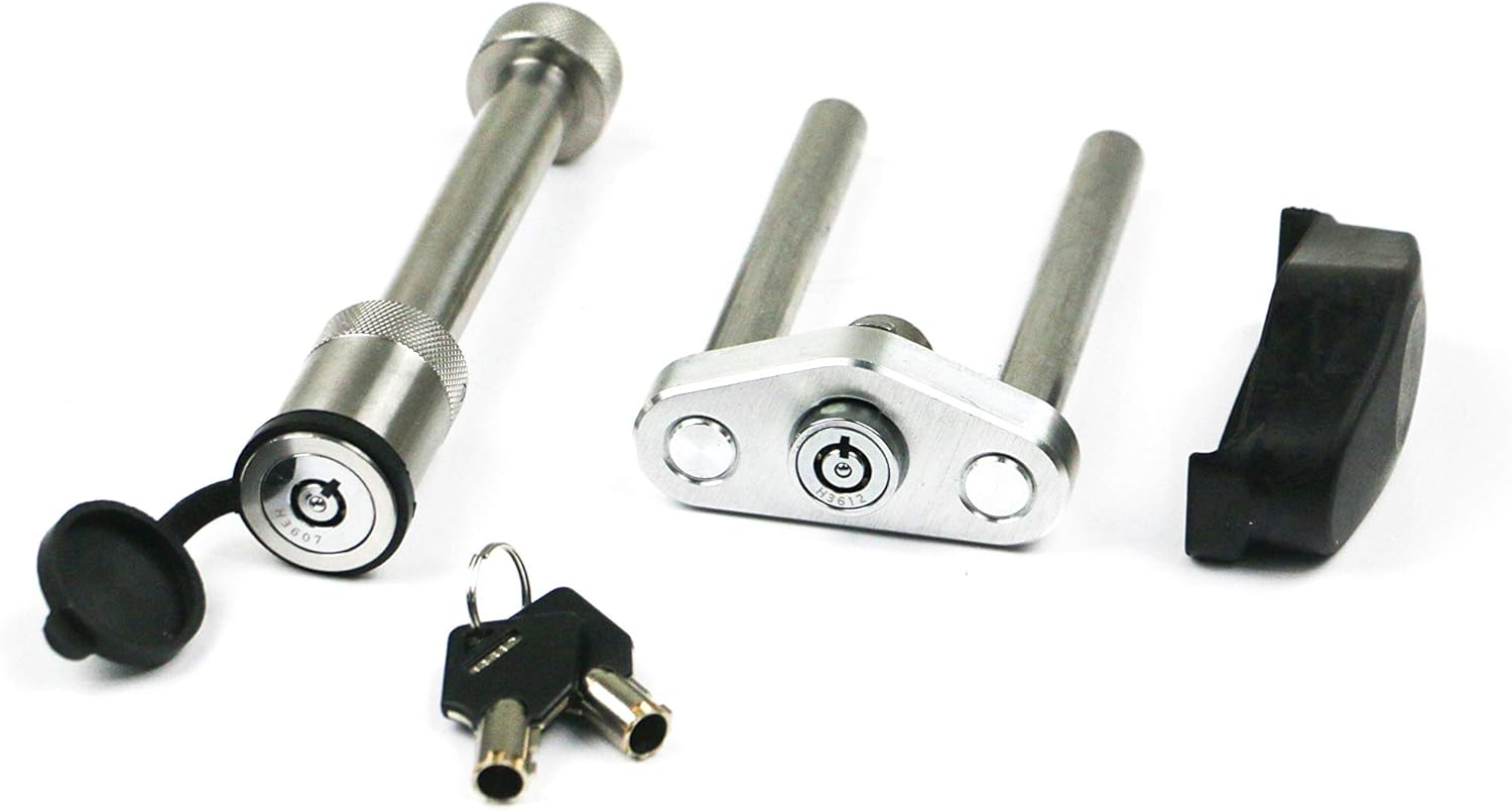 Weigh Safe WS06 - Keyed Alike Dual Pin Lock and Receiver Pin (Designed to Function with 2