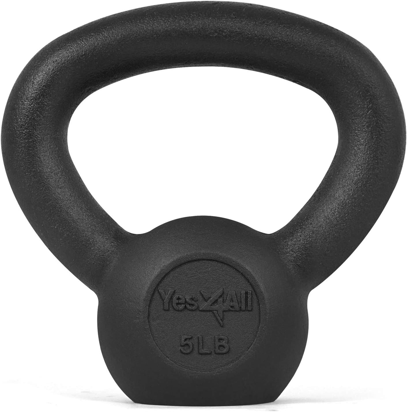 Yes4All Solid/Protective Rubber Base Cast Iron Kettlebell Weights – Great for Full Body Workout and Strength Training and 10-40lbs Adjustable Kettlebell Weights Set. Pack of 2