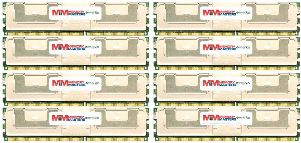 MemoryMasters 64GB (8x8GB) DDR2-667MHz PC2-5300 ECC FBDIMM 2Rx4 1.8V Fully Buffered Memory for Server/Workstation