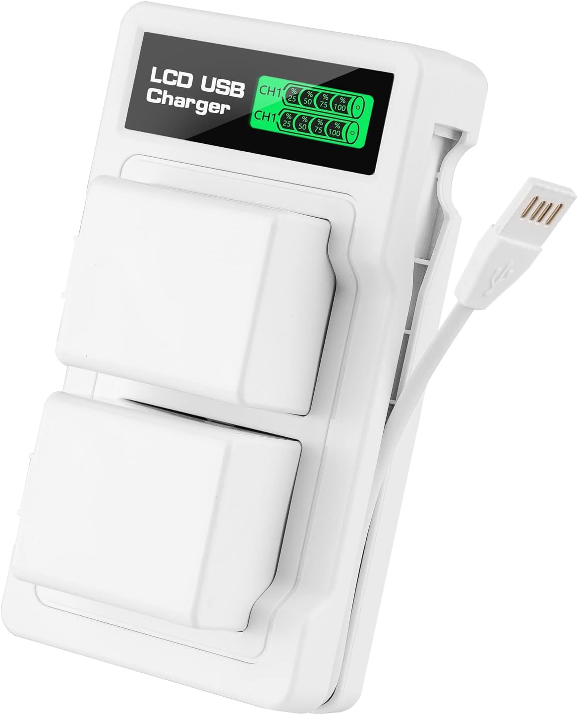 Batteries and Charger for Arlo Pro, Arlo Pro 2 (VMA4400) - JESSPOW 2-Pack 2580mAh Li-ion Rechargeable Batteries with Charger Station, Battery Replacement ONLY for Arlo Pro/Pro 2 Camera Pack of 2