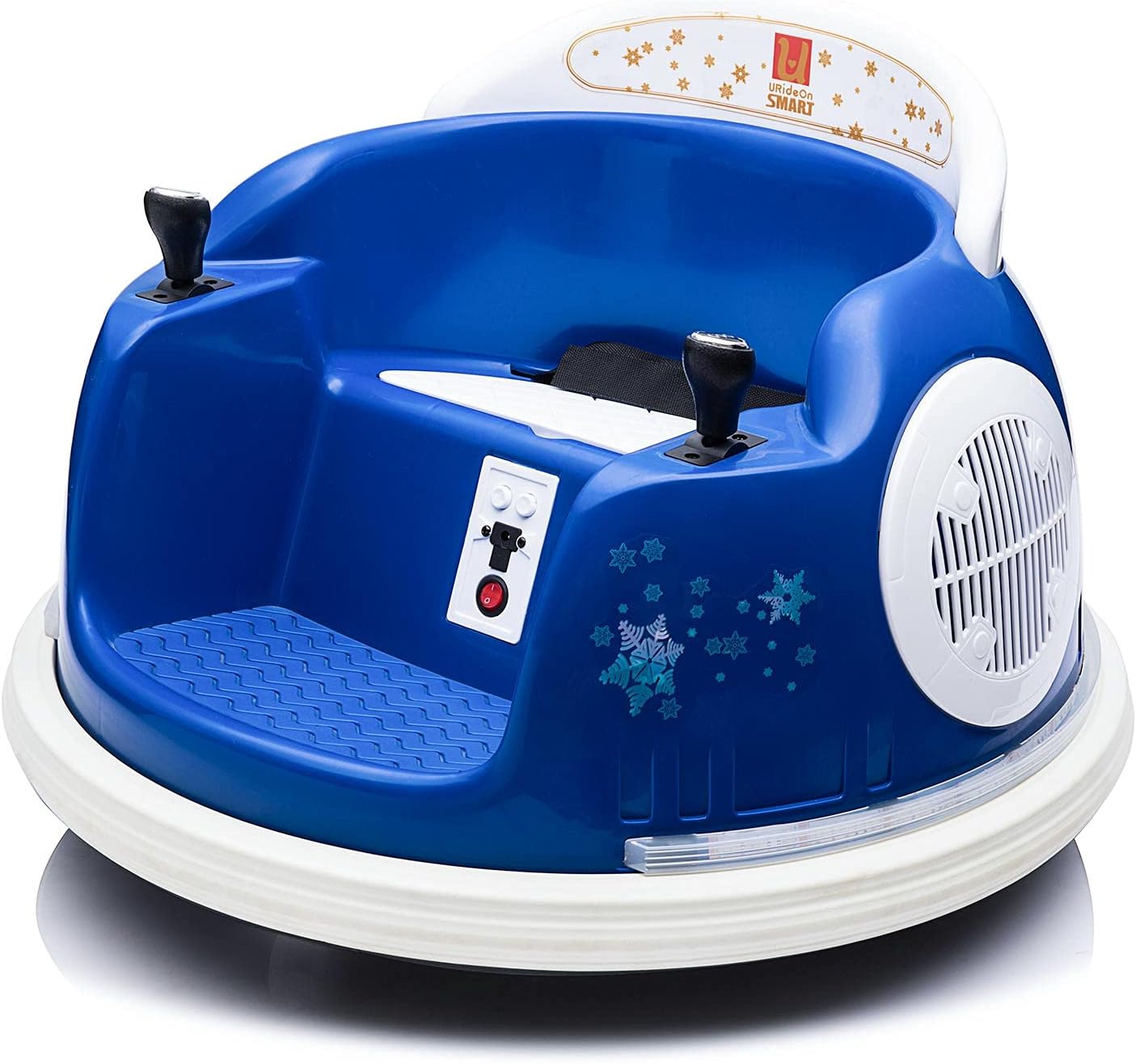 u URideon Ride On Bumper car for Kids, 6V Electric Vehicle Ride on Toys with Remote Control, Music,Colorful Flashing Lights,Battery Powered (Pink)