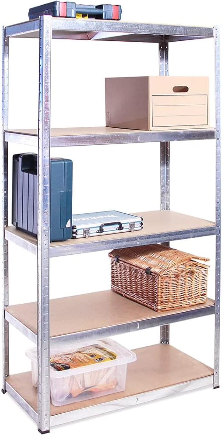 Garage Shelving Units: 71 x 35 x 18 inches | Heavy Duty Racking Shelves for StorageV Garage Shelving Units - 71