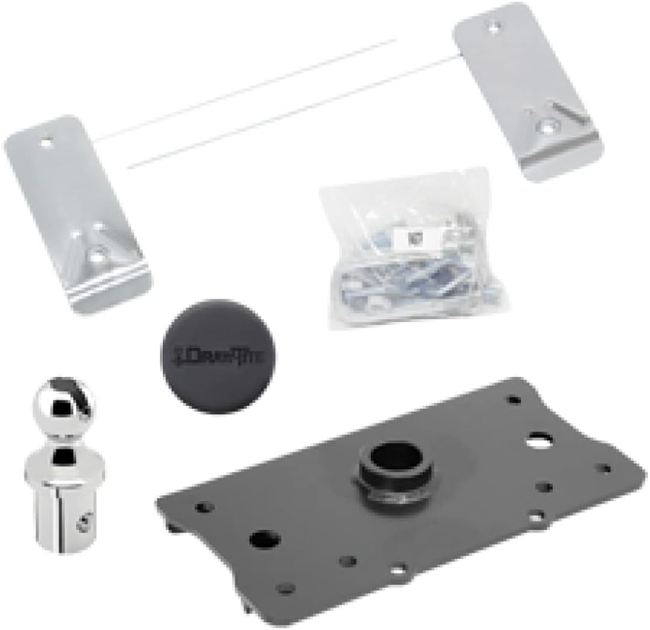 Draw-Tite Gooseneck Hitch Head For Ram 2500 2014-2018 | Complete Unit in 1 Box | Hide-A-Goose | Black