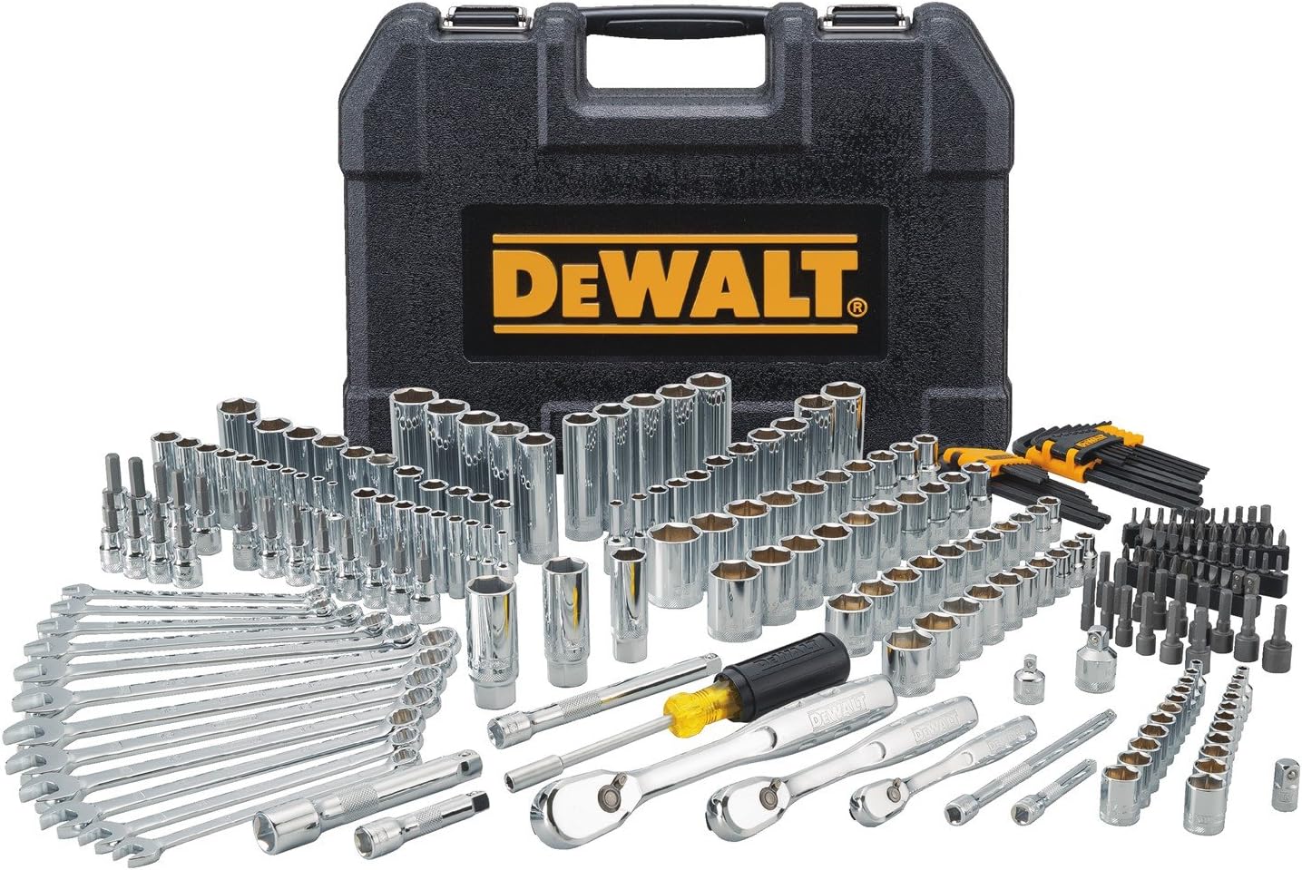 DEWALT Mechanics Tool Set, 1/4