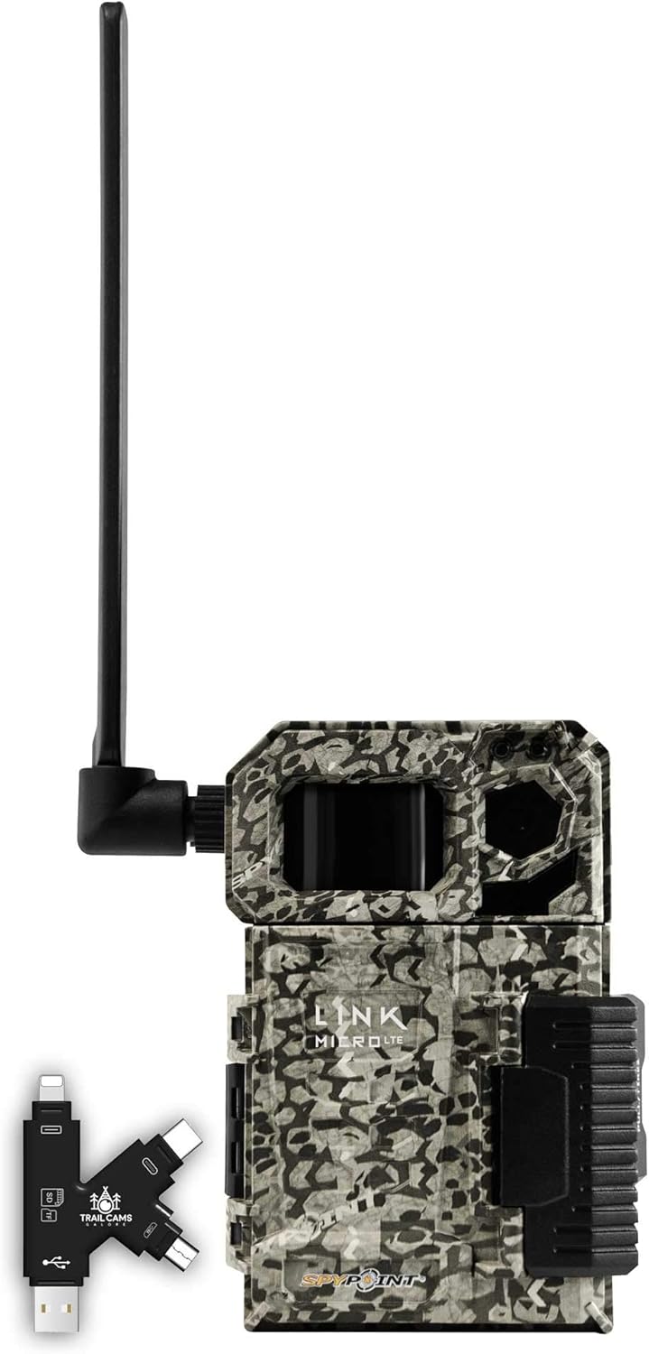 SPYPOINT Link-Micro-LTE Cellular Trail Camera with Card Reader (AT&T (USA Nationwide))