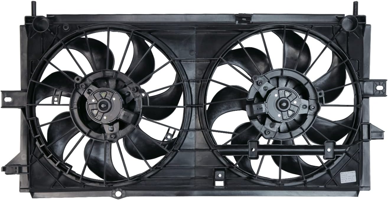 TYC 620380 Cooling Fan Assembly Compatible with 2000-2003 Chevrolet Impala , Black