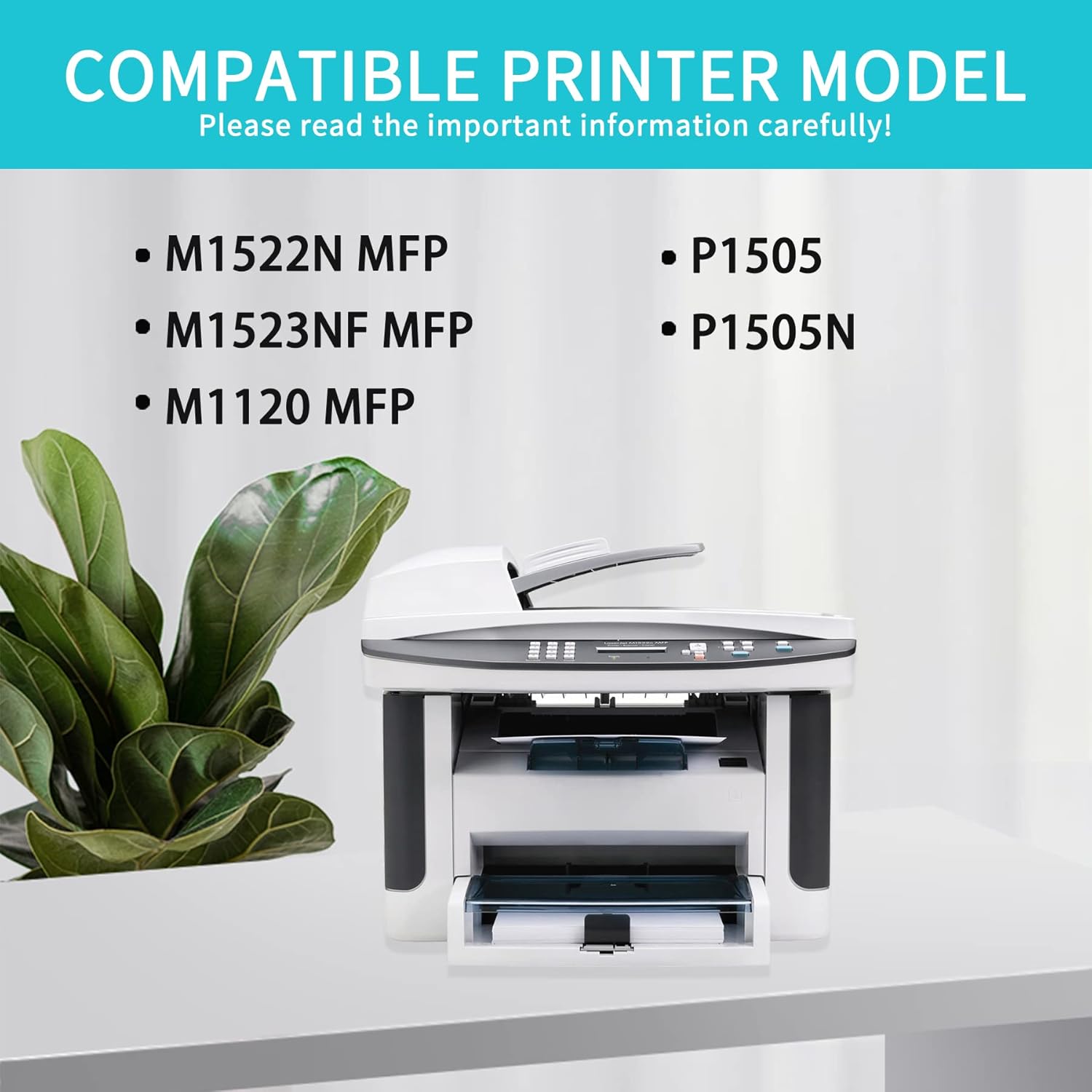 36A | CB436A Compatible (2 Pack, Black) Toner Cartridge Replacement for HP M1522n MFP M1523nf MFP M1120 MFP P1505 P1505n Printers, Sold by Smart