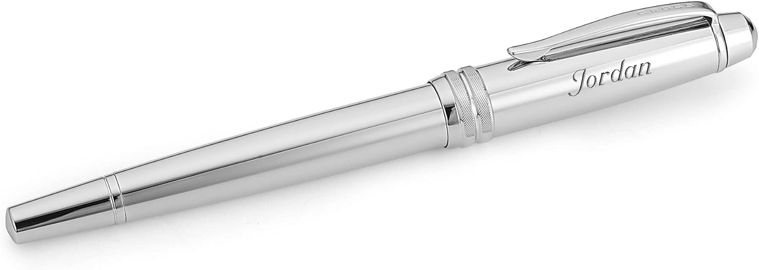 Personalized Silver Cross Bailey Rollerball Pen with Engraving Included Pack of 2
