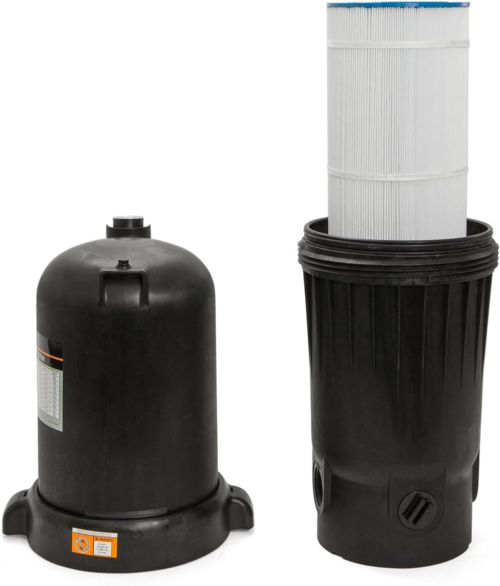XtremepowerUS 120sqf Pool Cartridge Filter, In-Ground Swimming Pool and Spa