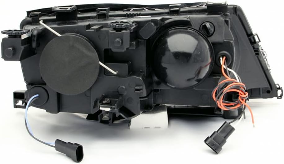 ANZO For BMW 325i 2002 2003 2004 Projector Headlights w/Halo Black | 121140