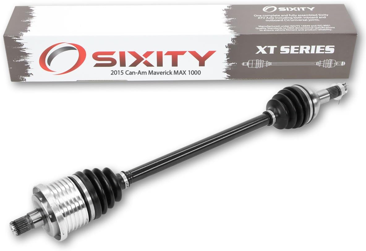 2015 for Can-Am Maverick MAX 1000 4X4 Rear Left Axles XT Back Driver STD XRS-DPS Complete Side Pack of 2