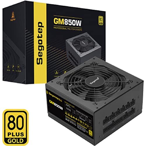 Gm850w Gold Medal Full Module Power Supply (80plus Gold Medal Dual CPU Power Supply, 5-Year Warranty, Wide Desktop Computer Game Console Power Supply)