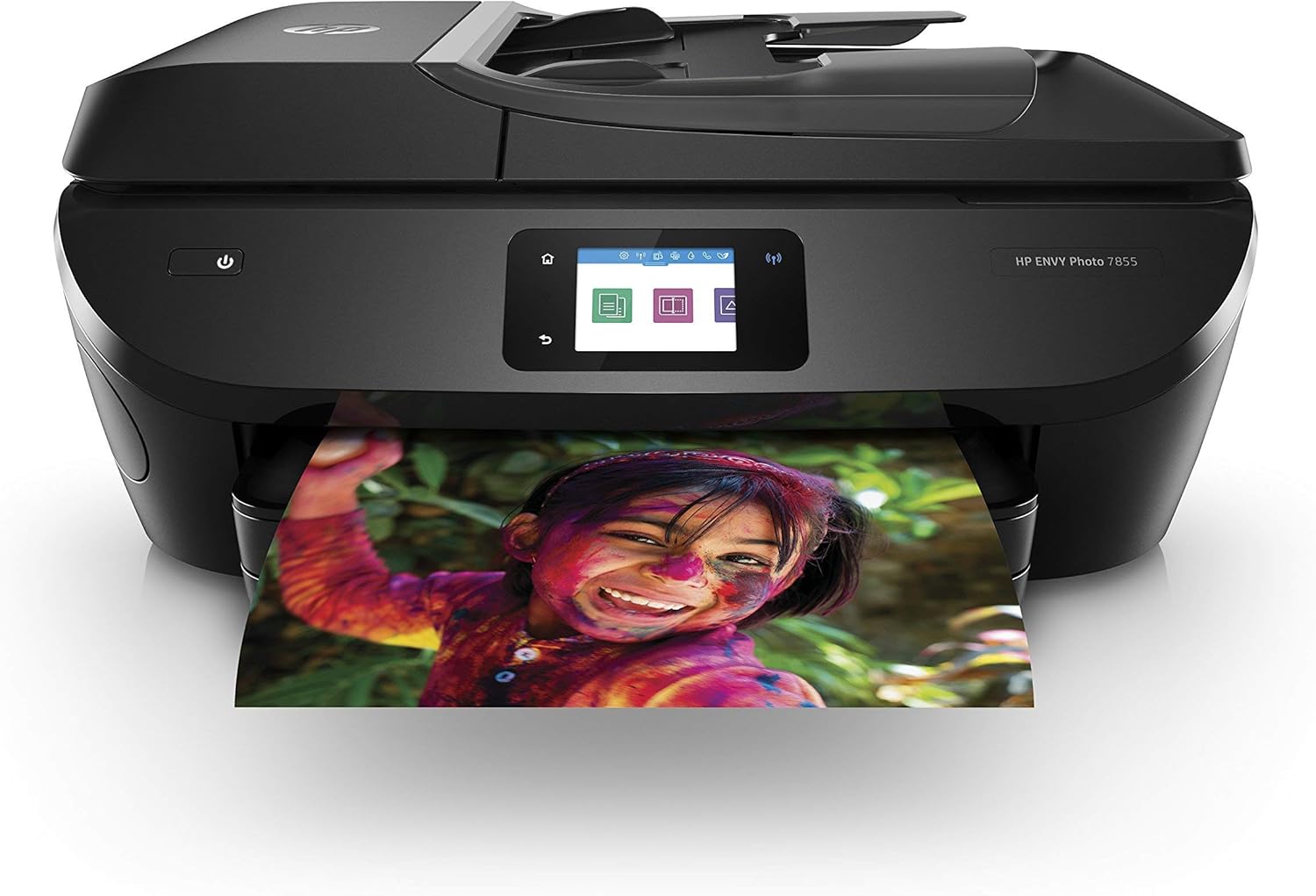 HP ENVY Photo 7855 All In One Photo Printer with Wireless Printing, Instant Ink Ready (K7R96A) (Renewed)