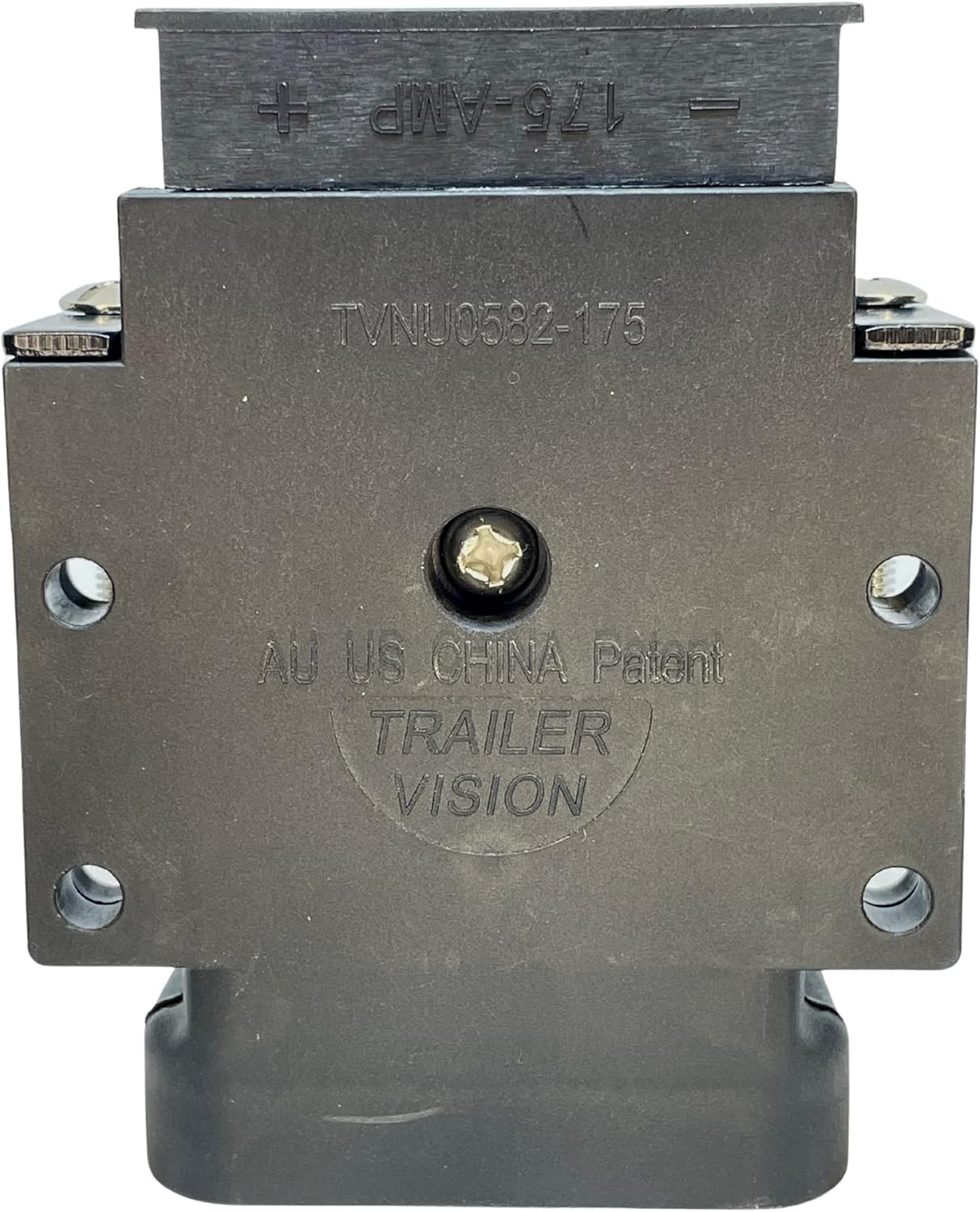 Trailer Vision 175 Amp Anderson Connector Plug Cover - 175A Dust Cover Assembly Panel or Surface Mount Fitting UV Insulated Protection with LED Indicator (175 Amp) Pack of 2