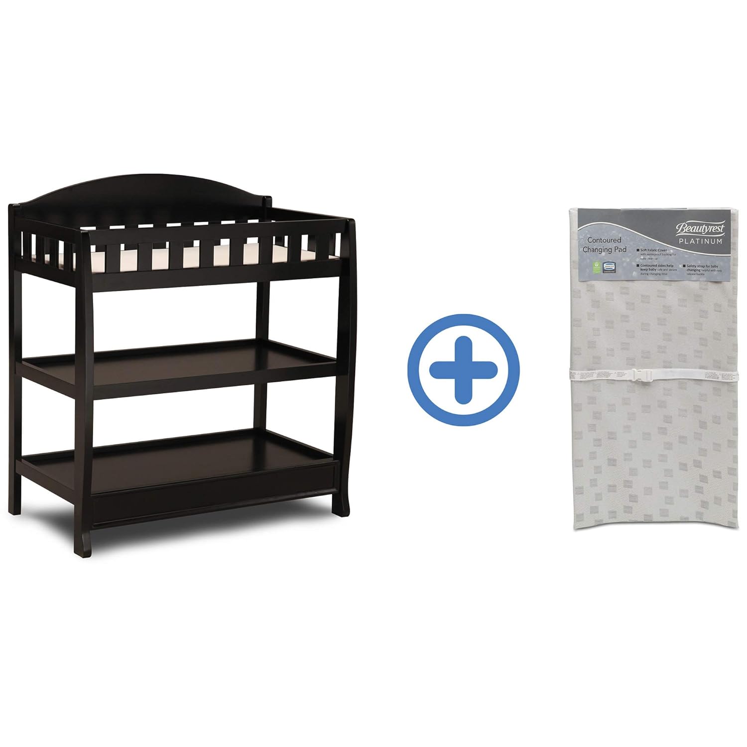 Delta Children Infant Changing Table with Pad, White