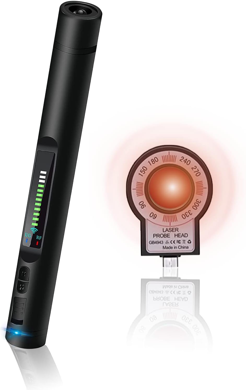 Hidden Camera Detectors, High Sensitivity Hidden Devices Detector, Portable & Lightweight Bug Detector, RF Detector, Privacy Protector for Home, Car, Office, Travel(Upgraded Version) Pack of 2