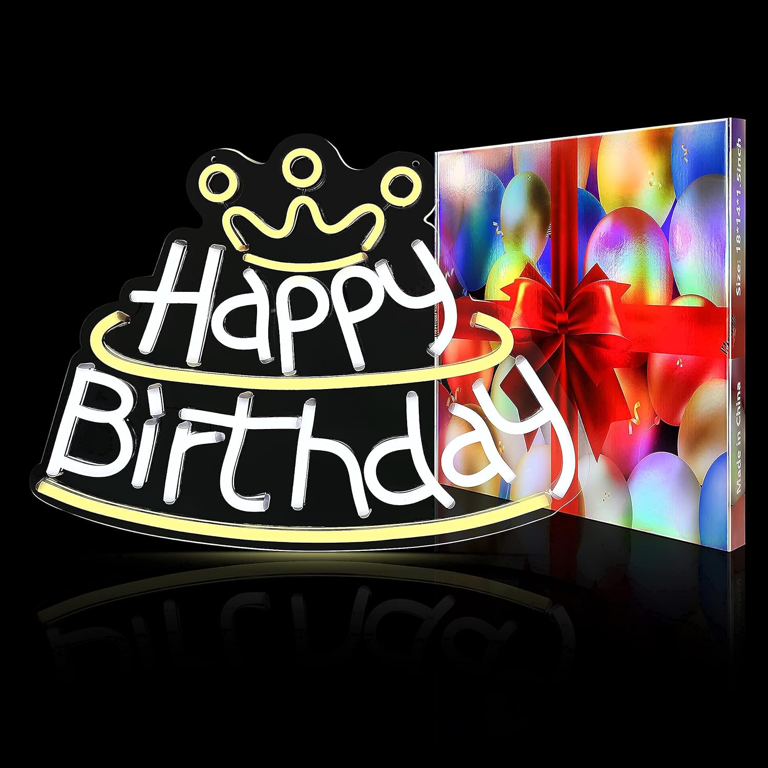 Large Neon Sign This Must Be The Place for Wedding, Anniversaries Party Wall Decor. Light Up Personalized Neon Signs for Bedroom, Bar, Cafe, Office. Warm White Light LED Neon Sign with Dimmer Switch