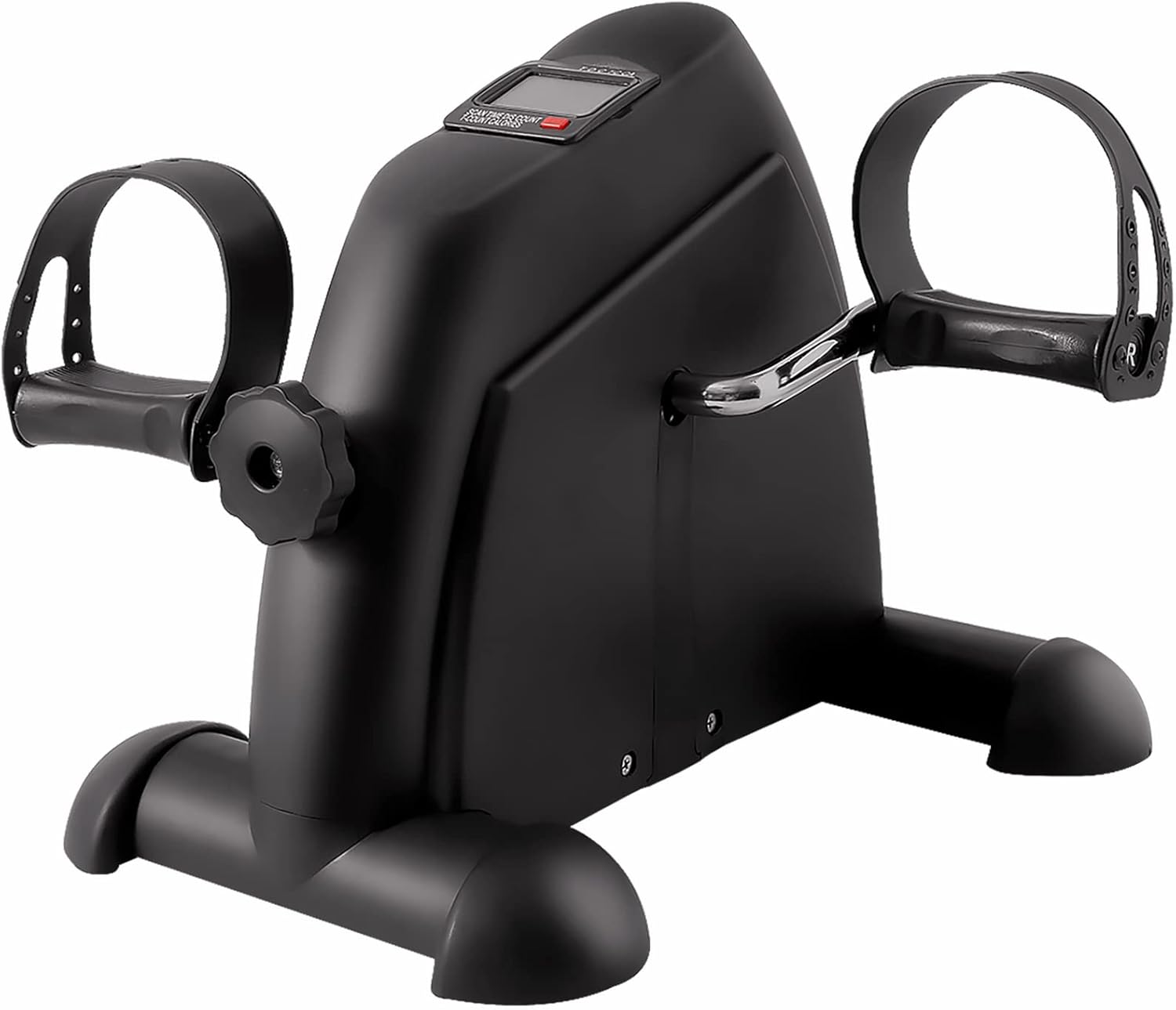 GOREDI Under Desk Bike Pedal Exerciser, Upper & Lower Peddler Exerciser for Seniors with Electronic Display, Foot Pedal Exerciser for Seniors,Arm/Leg Exercise Pack of 2