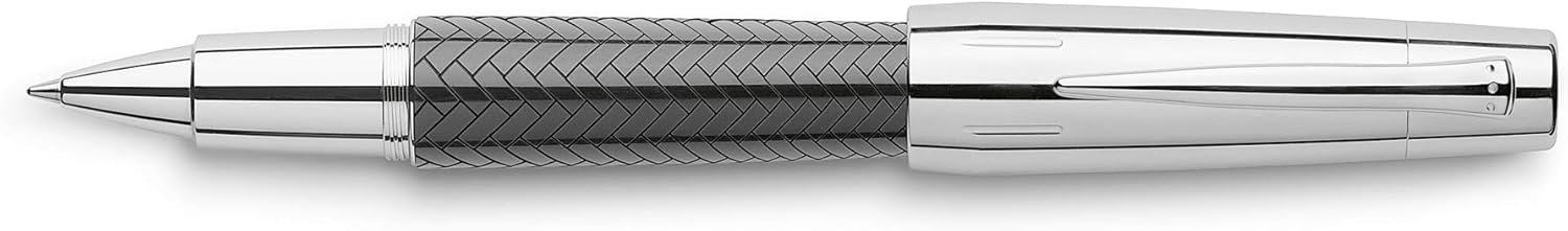 Faber-Castell e-motion Rollerball Pen - Parquet Black