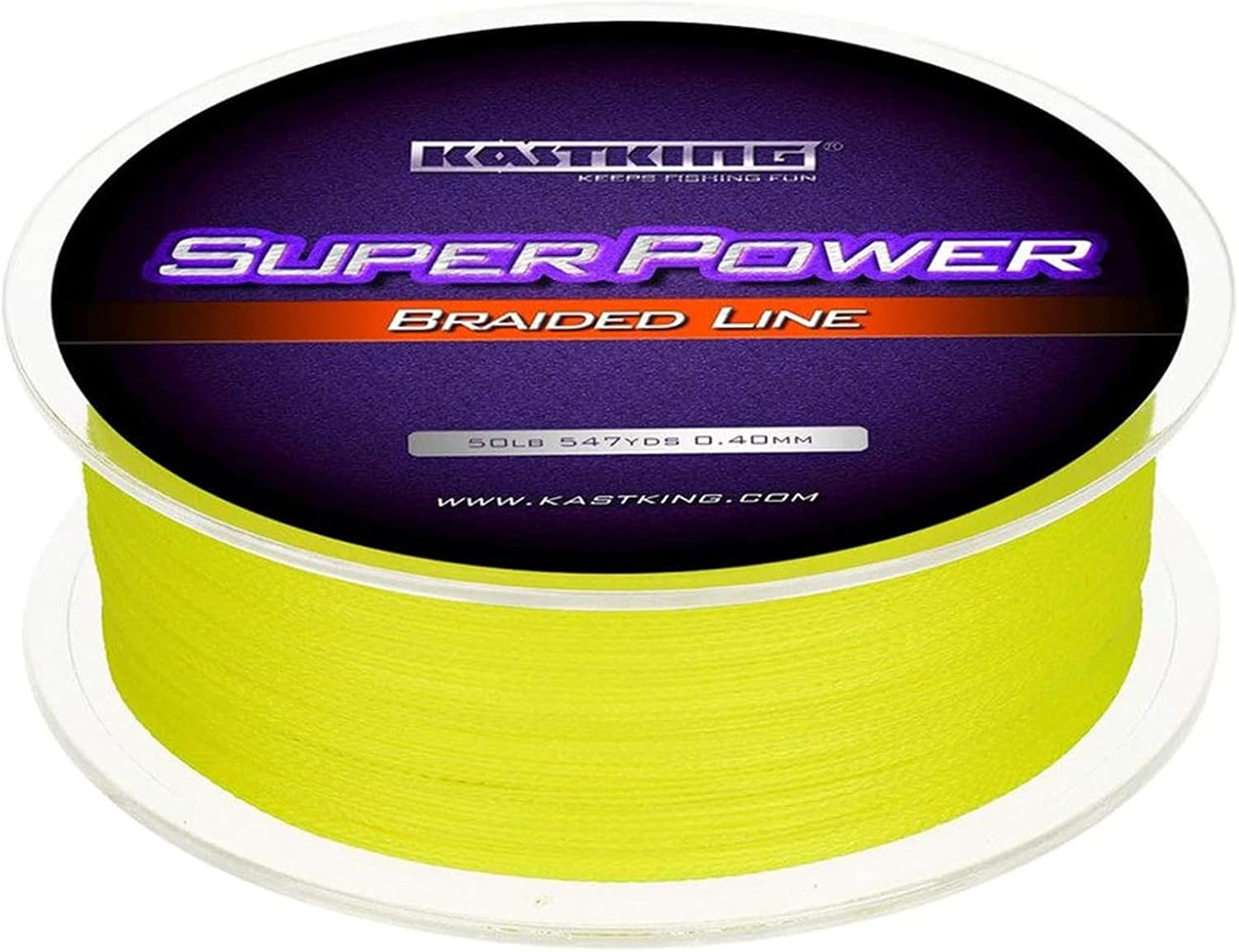 KastKing SuperPower Braided Fishing Line - Abrasion Resistant Braided Lines – Incredible Superline – Zero Stretch – Smaller Diameter – A Must-Have! Pack of 2