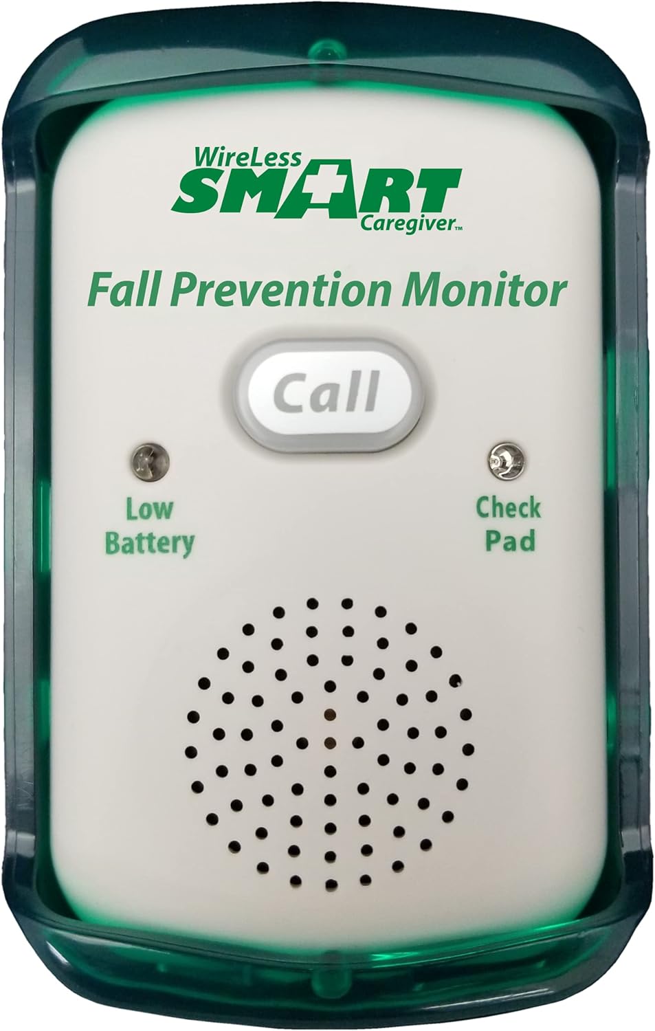 Wireless Economy Quiet Fall Alert with 10in x 30in Bed Pad and Caregiver Pager in Retail Packaging