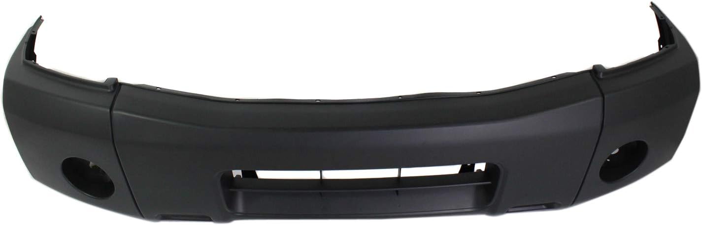 Evan-Fischer Front Bumper Cover Compatible with 2004-2014 Nissan Titan Plastic Primed Sub-Model S XE
