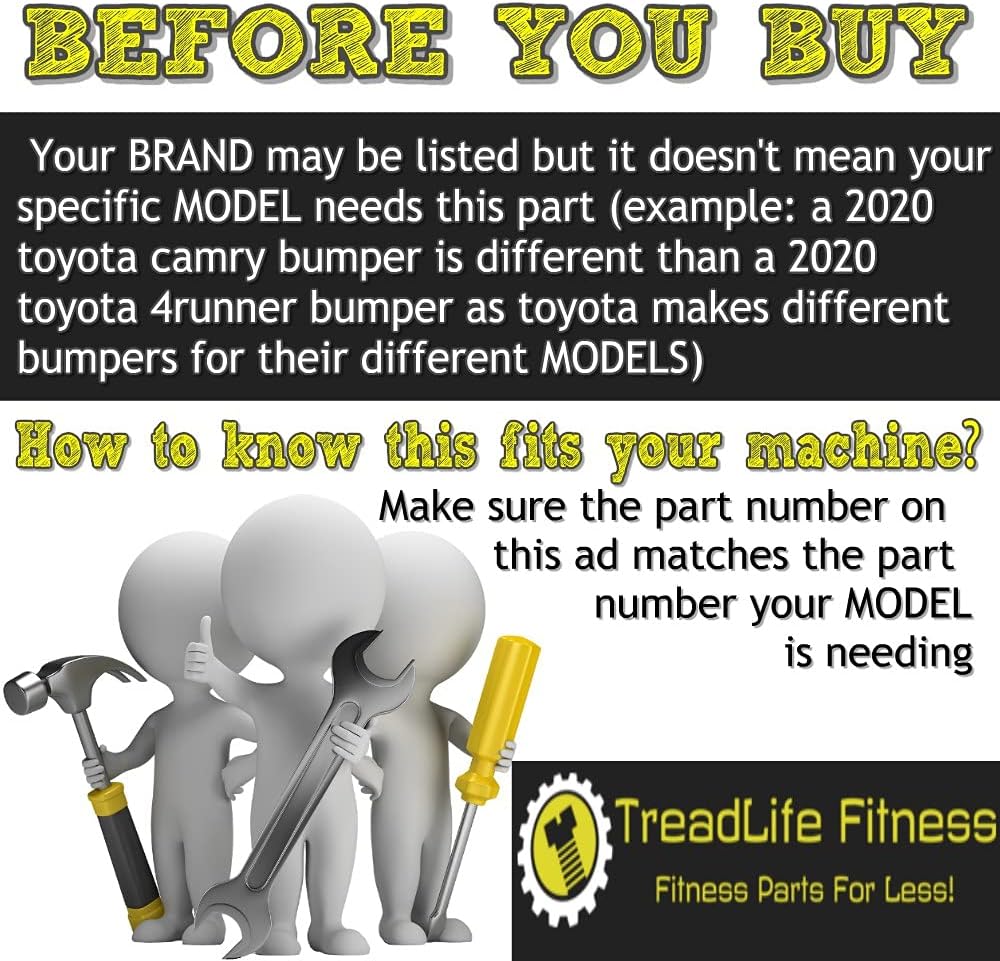 TreadLife Fitness Resistance Motor - Part #308036 - Replacement for: Nordictrack, Proform, GoldsGym, Freemotion, and More Pack of 2