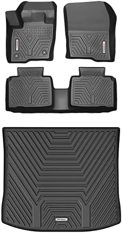 YITAMOTOR Cargo Trunk Liner Compatible with 2015-2022 Ford Edge, All Weather Custom Fit Black Cargo Mats