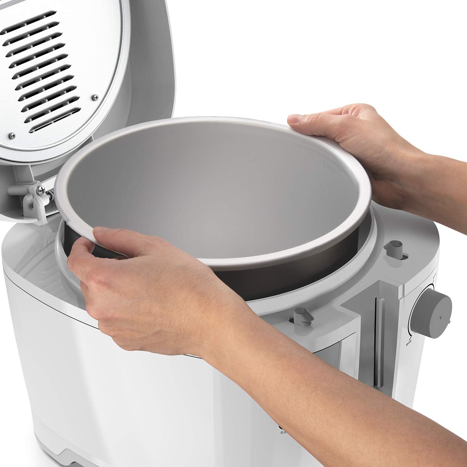 Presto 05443 CoolDaddy Cool-touch Deep Fryer - White Pack of 2