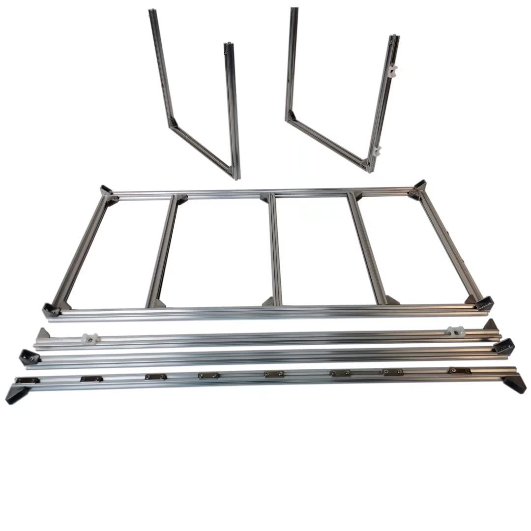 BitMinerex Mining Rig Frame Open Case, 6 PCIe Risers Included