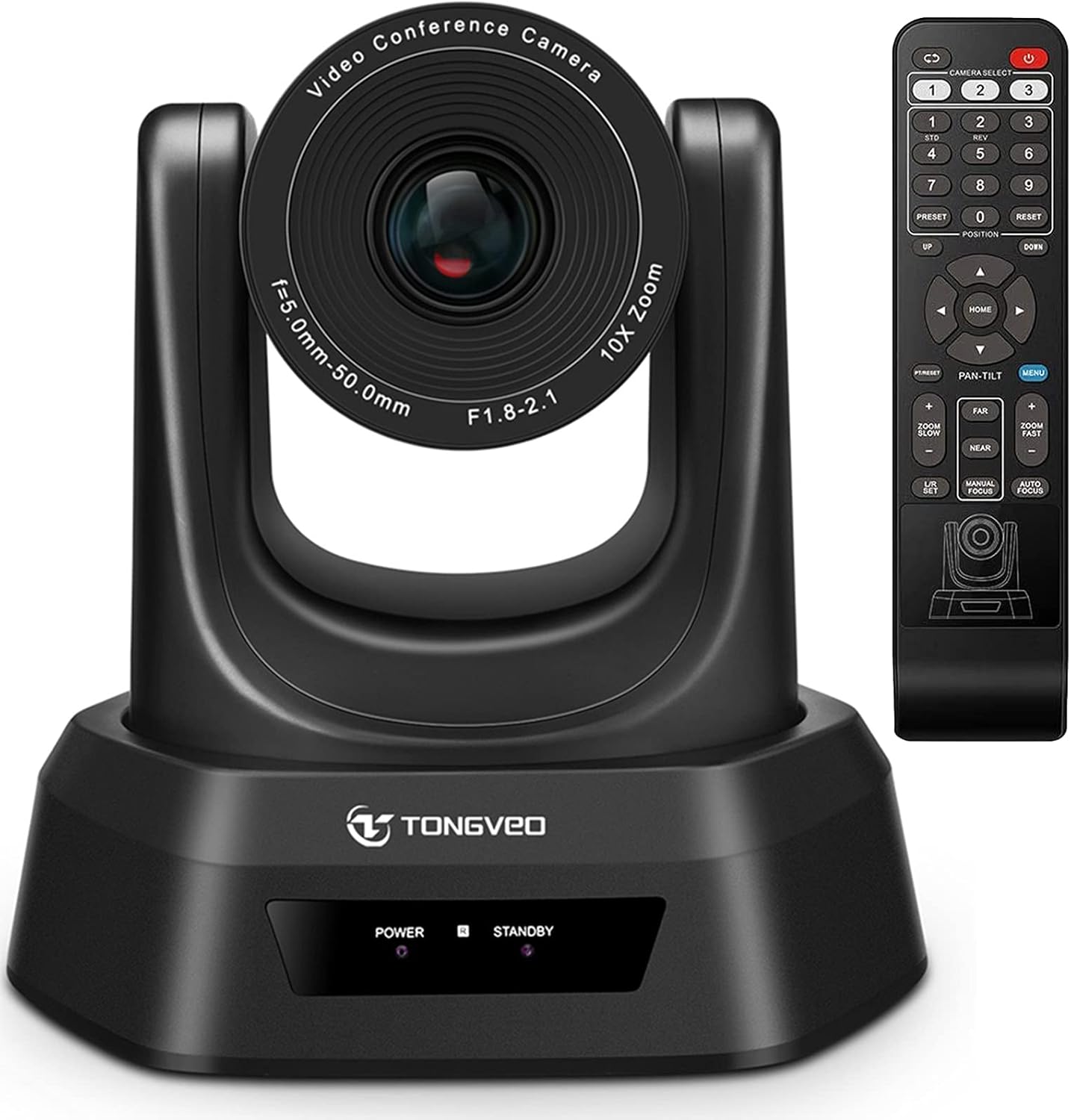 20X Optical Zoom PTZ Camera HDMI/SDI/USB, TONGVEO 1080P Video Conference Camera for Meeting Church Broadcast Live Streaming Online Learn, Works with Zoom, Skype, OBS and More